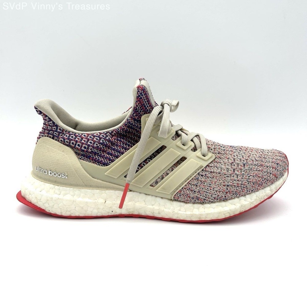 Adidas UltraBoost 4.0 Multicolor Running Shoes Women's Size 7 Pink White F36122